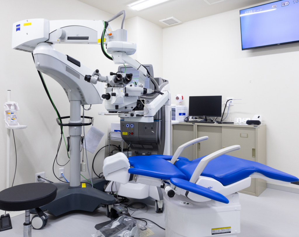  森田眼科の網膜硝子体手術設備と検査機器（川口市・西川口駅）